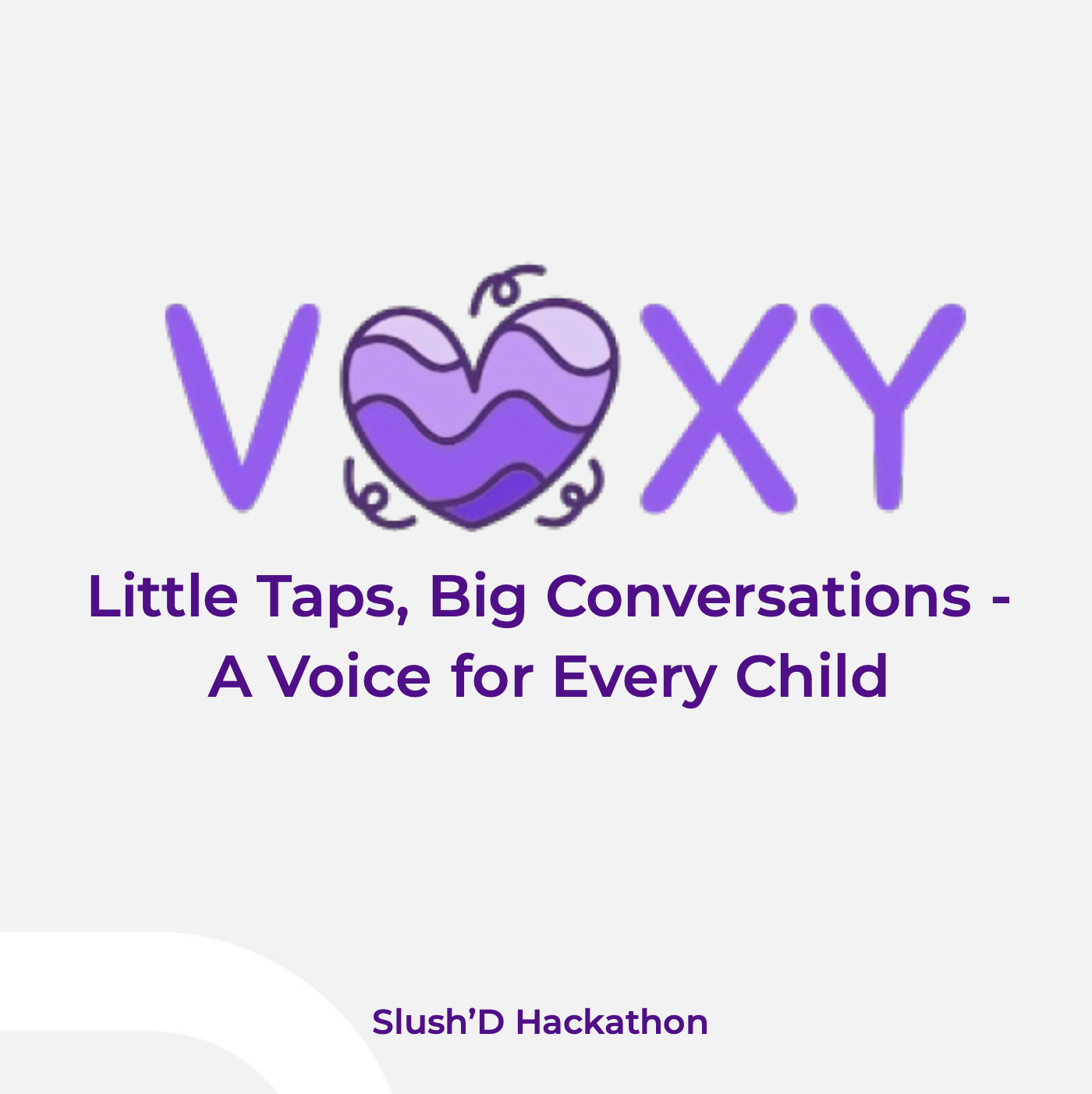 Screenshot of voxy